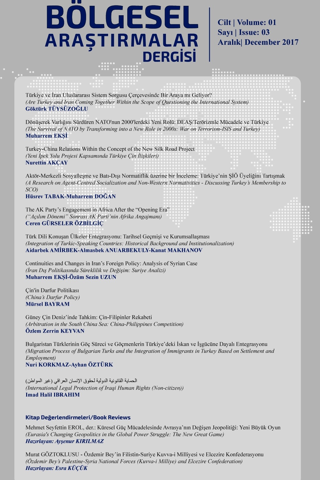 Journal of Regional Studies Cover Image