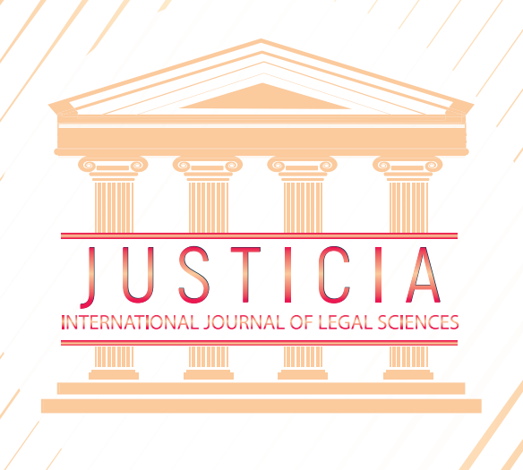 JUSTICIA – International Journal of Legal Sciences Cover Image