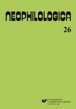 Neophilologica Cover Image