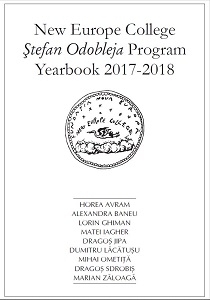 New Europe College Stefan Odobleja Program Yearbook Cover Image