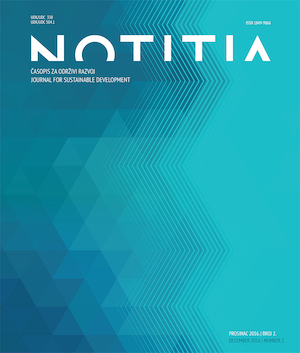 Notitia - journal for sustainable development