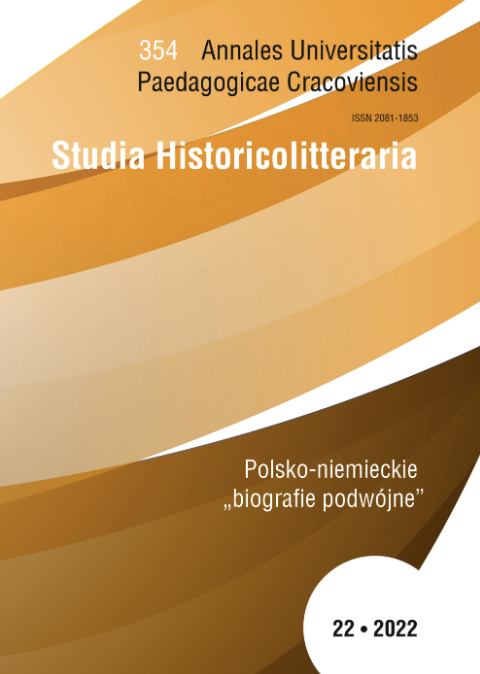 Annales Universitatis Paedagogicae Cracoviensis. Studia Historicolitteraria Cover Image