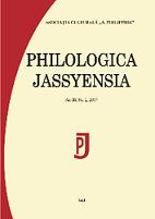 Philologica Jassyensia Cover Image