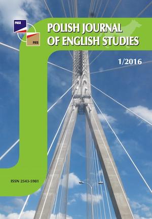Polish Journal of English Studies Cover Image