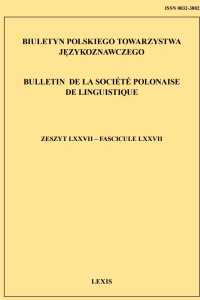 Polish Linguistic Society Journal