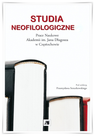 Research Papers of the Jan Długosz University of Częstochowa. Neophilological Studies Cover Image