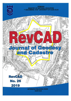 RevCAD Journal of Geodesy and Cadastre Cover Image