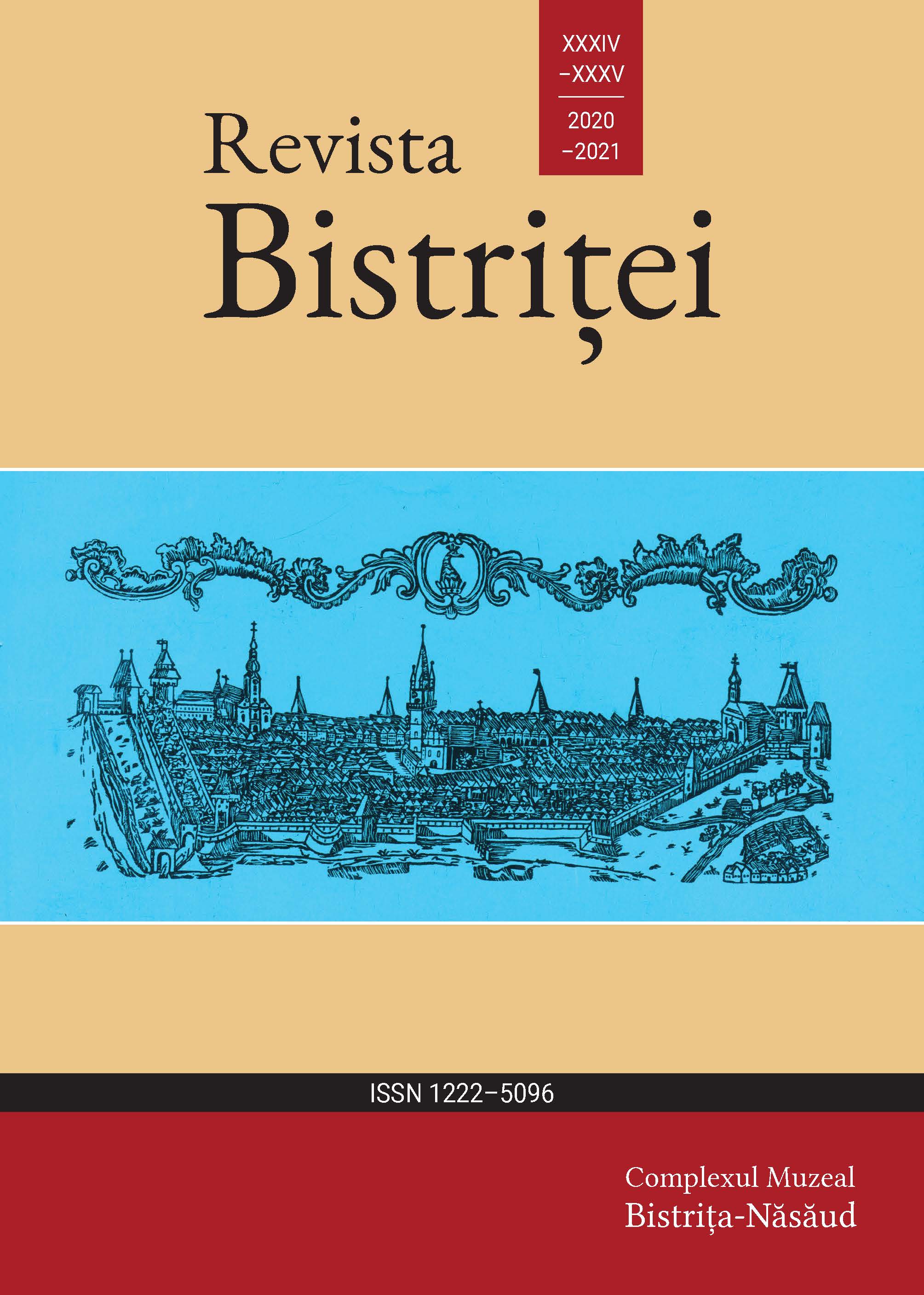 REVISTA BISTRIȚEI Cover Image