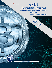 Scientific Journal of Bielsko-Biała School of Finance and Law Cover Image