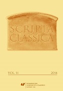 Scripta Classica Cover Image