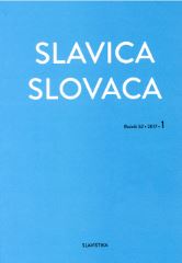 Slavica Slovaca Cover Image
