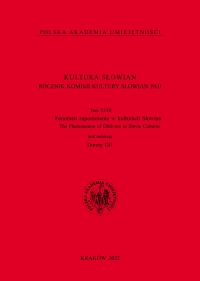 Slavonic Culture. Annual Review of the PAU Commission on the Culture of the Slavs