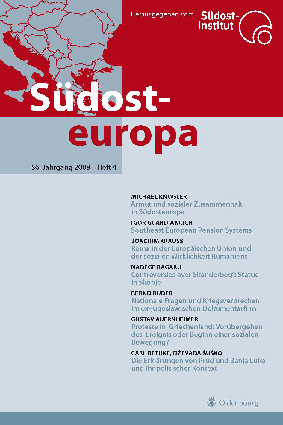 Southeast Europe.Journal of Politics and Society Cover Image