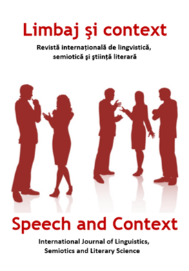 Speech and Context International Journal of Linguistics, Semiotics and Literary Science
