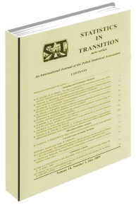 Statistics in Transition. New Series Cover Image