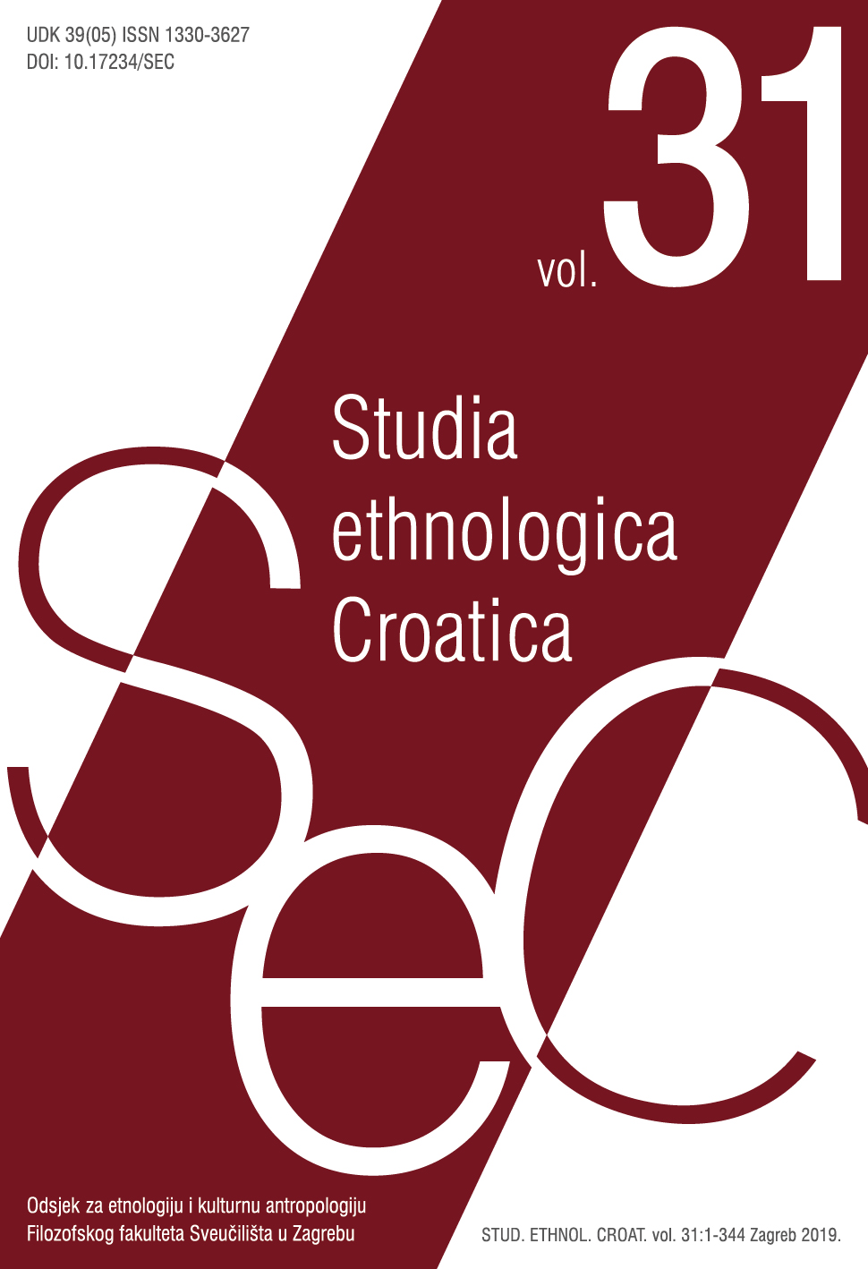 Studia ethnologica Croatica Cover Image