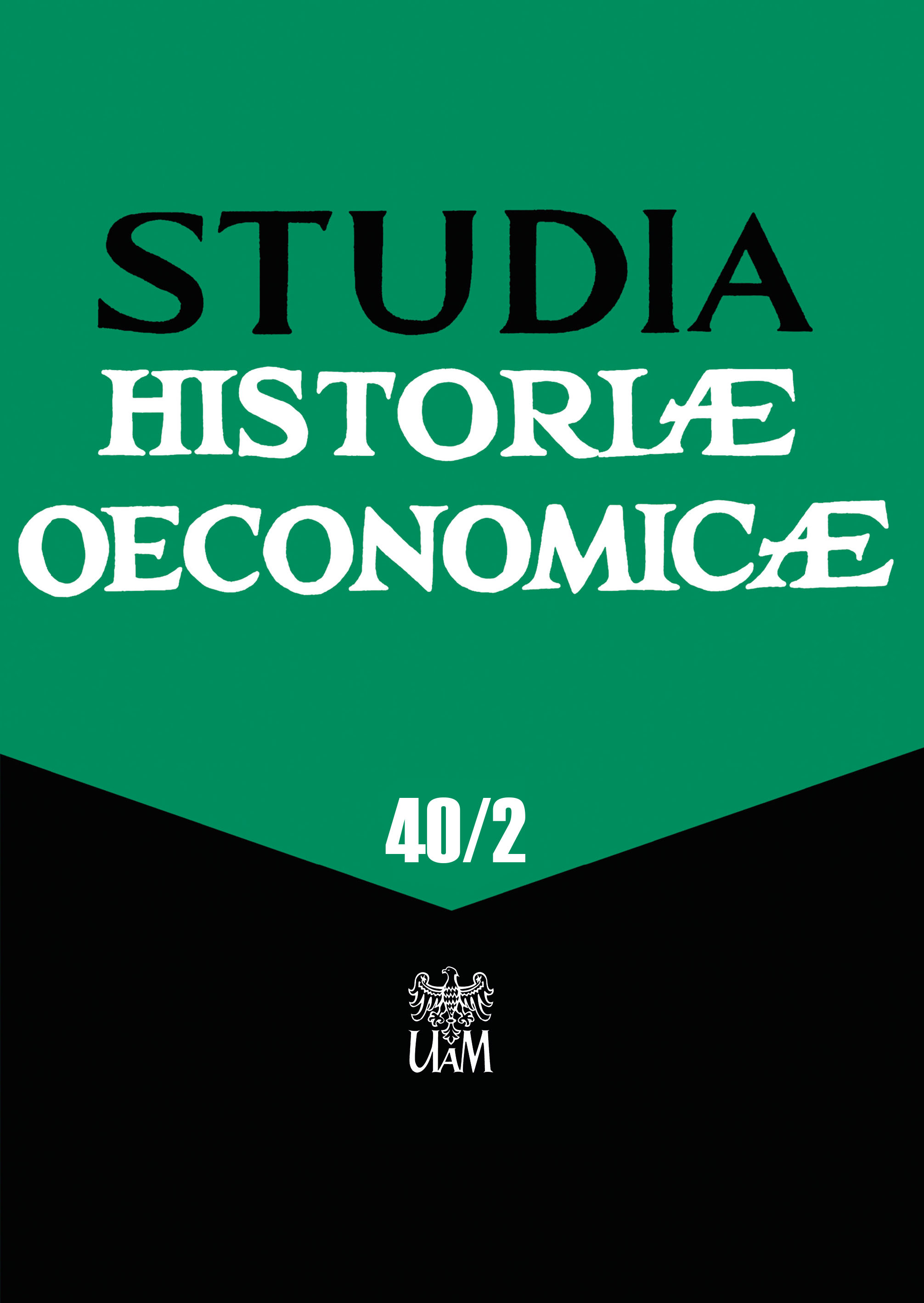 Studia Historiae Oeconomicae Cover Image