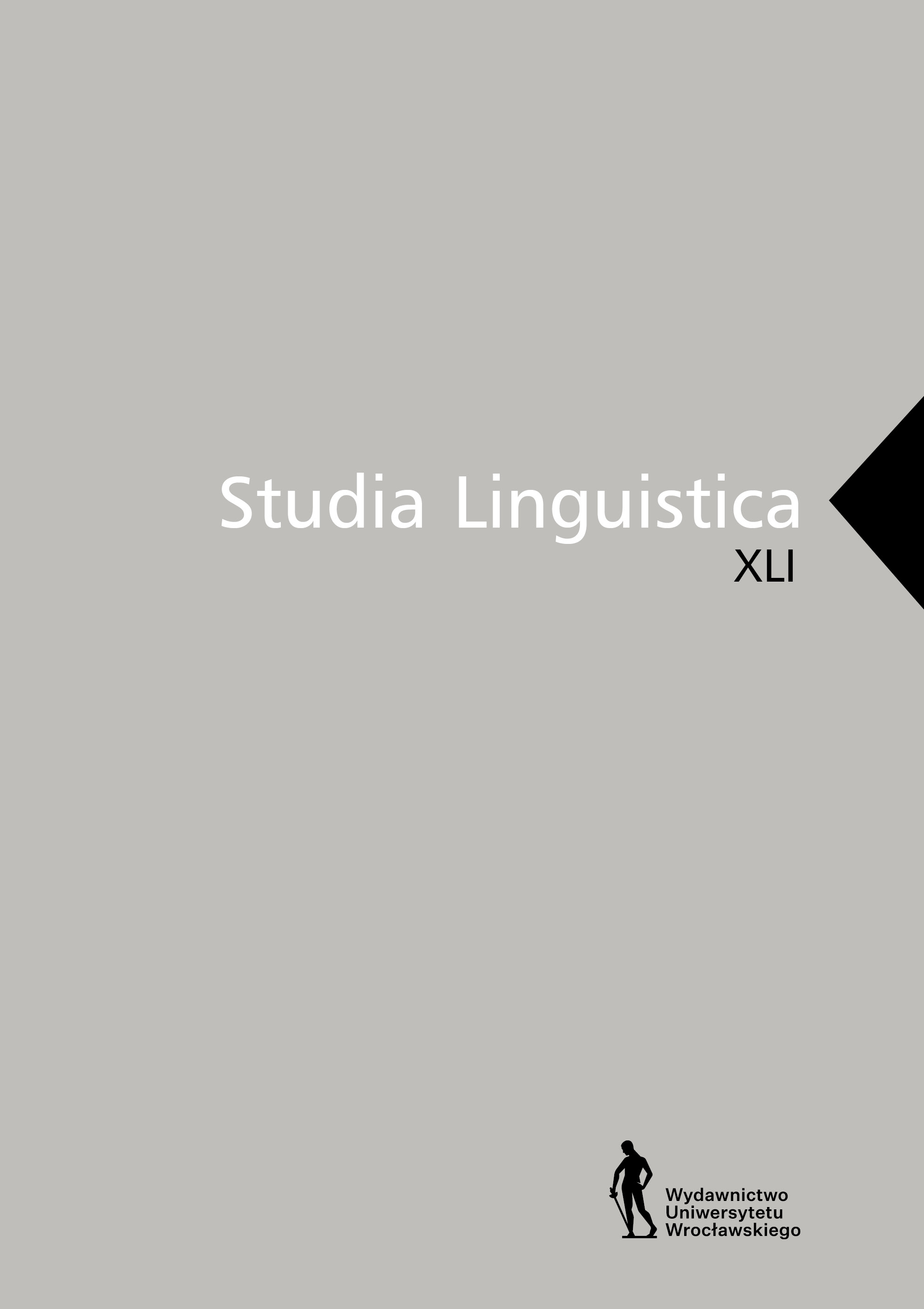 Studia Linguistica Cover Image