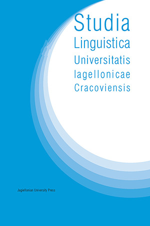 Studia Linguistica Universitatis Iagellonicae Cracoviensis Cover Image