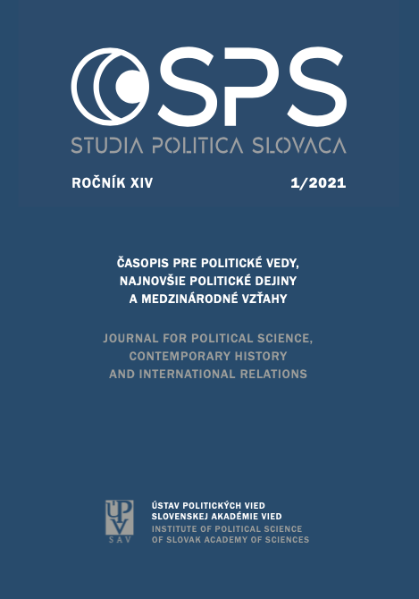 Studia Politica Slovaca Cover Image