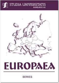 Studia Universitatis Babes-Bolyai - Studia Europaea Cover Image