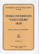 Studia Universitatis Vasile Goldiş, Arad  - Seria Ştiinţe Economice