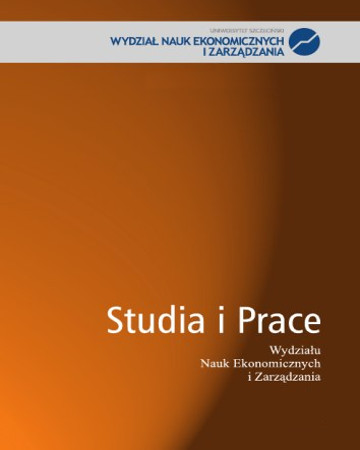Studies and Works of the Faculty of Economics and Management University of Szczecin Cover Image