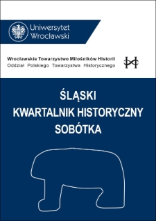 Śląski Kwartalnik Historyczny Sobótka