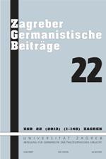 Zagreb Studies of German Philology Cover Image