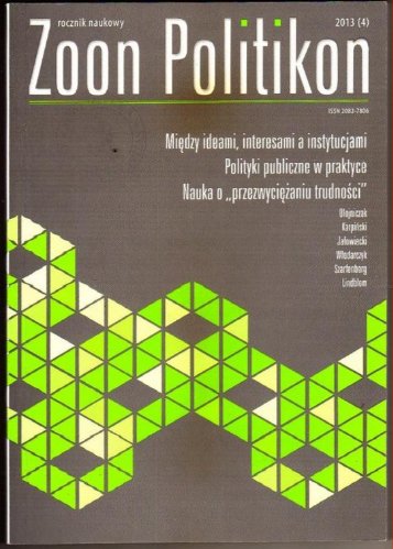 Zoon Politikon Cover Image